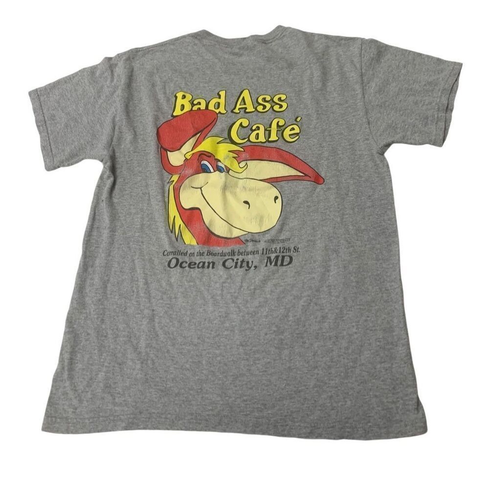 Bad Ass Cafe Graphic Vintage T-shirt